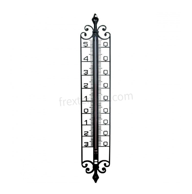 Thermometre imitation fer forg soldes - -0