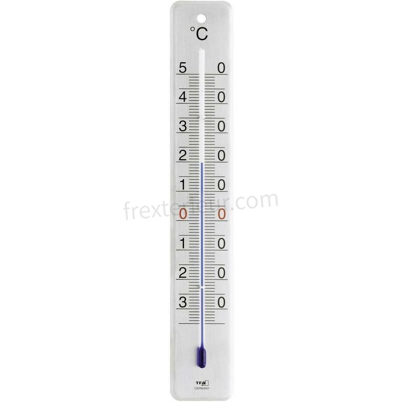 Thermomètre TFA Dostmann 12.2046.61 12.2046.61 argent 1 pc(s) soldes - -0