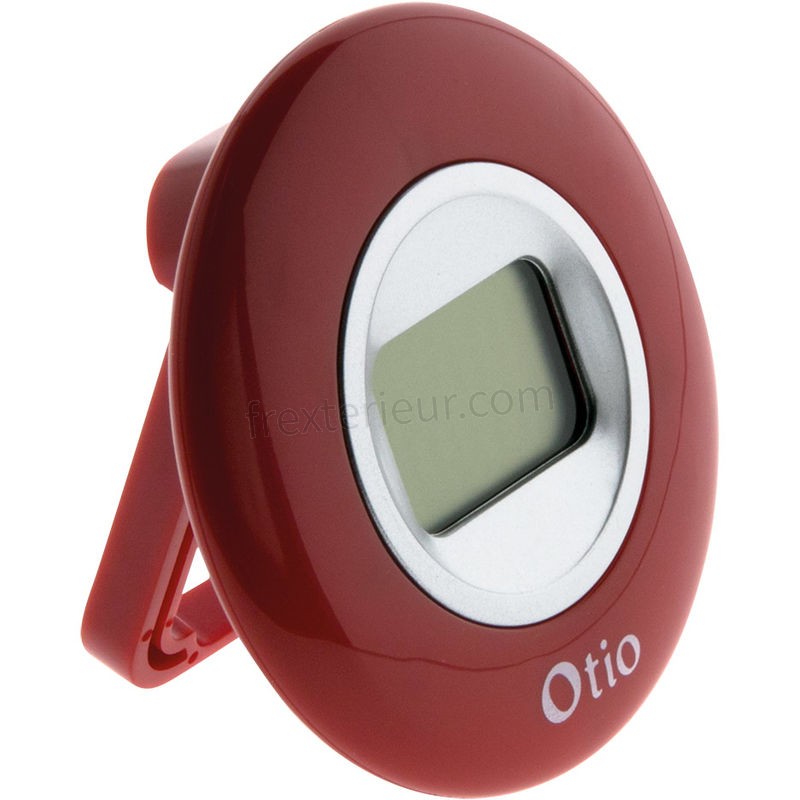 Thermomètre d'intérieur rouge - Otio soldes - -0