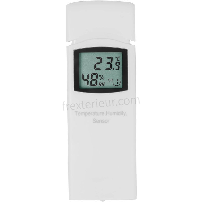 Station Météo Sans Fil Écran LCD Thermomètre Hygromètre Intérieur ?8 Capteurs soldes - -1