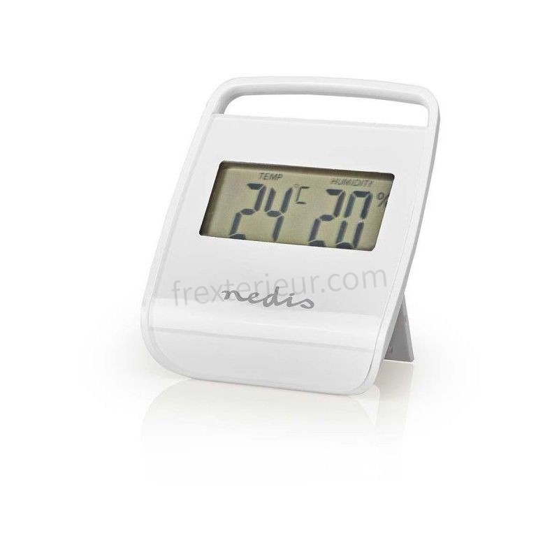 NEDIS Thermomètre Hygromètre Intérieur Blanc soldes - -4
