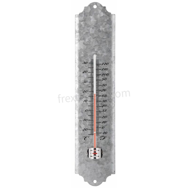 Esschert Design Thermomètre mural Zinc 30 cm OZ10 soldes - -0