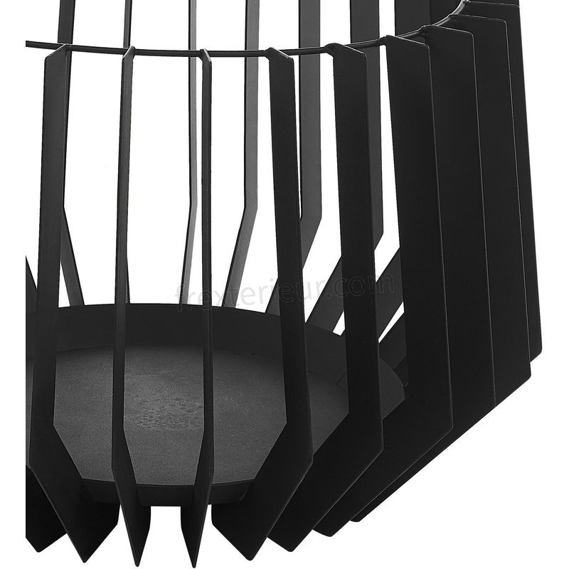 Braséro design en acier noir UBINAS soldes - -3