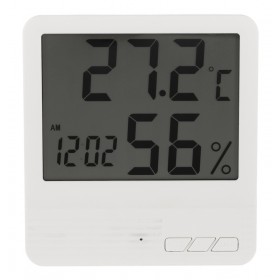 Thermometre Numerique Hygrometre, Blanc soldes