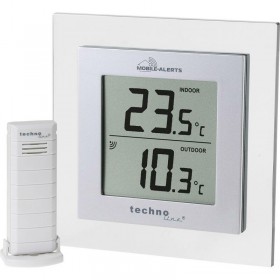 Thermomètre numérique Techno Line MA 10450 mit Außensensor TX51-IT argent, transparent soldes