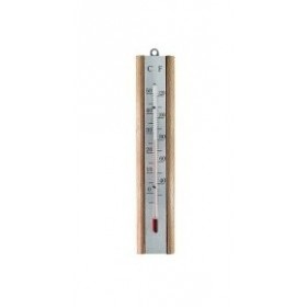 Thermometre interieu bois/laitonfai thbeech soldes