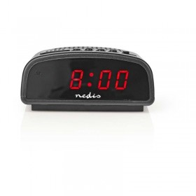 NEDIS Réveil Numérique LED 0,6 Snooze (rappel de réveil) soldes