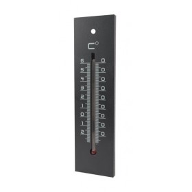 STIL - Thermomètre medium en bois L: 22cm - noir soldes