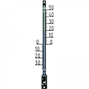 Thermomètre d'extérieur analogique, noir W63620 soldes