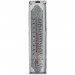 Thermomètre en Zinc patiné pour jardin 50cm soldes - 1
