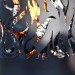 Esschert Design Baril à feu Flames Acier au carbone Noir FF408 soldes - 4