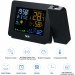 Fanju Usb Sans Fil Numerique Station Meteo Projection Reveil Thermometre Interieur / Exterieur Hygrometre Horloge Eu Plug soldes - 1