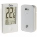 Thermomètre int/ext sans fil Blanc - Otio soldes