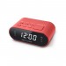 MUSE M-10 RED Radio réveil - horloge 24h - 20 stations - Rouge soldes - 0